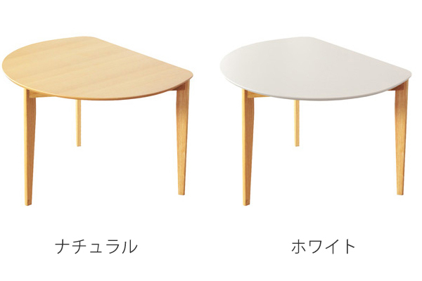 国産定番 ダイニングテーブル 幅102.5cm 半円 木製 テーブル 食卓 机 ( 2人掛け 食卓テーブル 木製テーブル つくえ ) リビングート PayPayモール店 - 通販 - PayPayモール 正規品新品