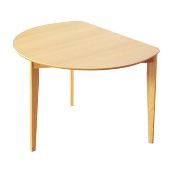 ダイニングテーブル 幅102.5cm 半円 木製 テーブル 食卓 机 ナチュラル （ 2人掛け 食卓テーブル 木製テーブル ）｜livingut｜02