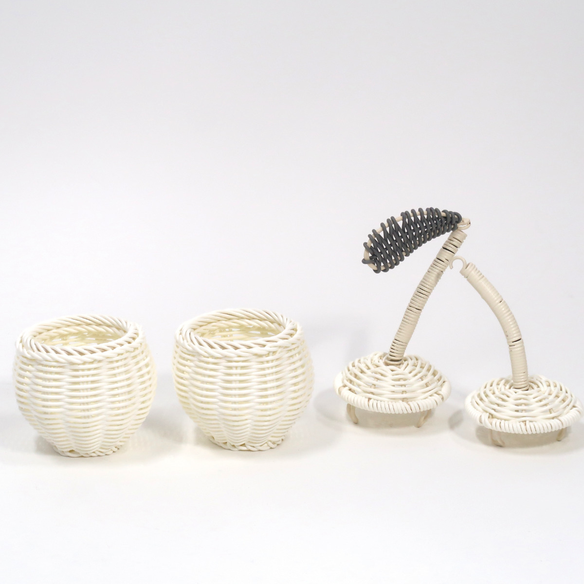 Creer 小物入れ バスケット 幅20cm フルーツシェイプバスケット