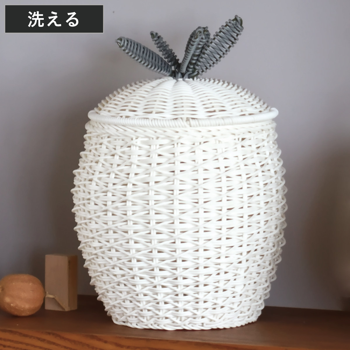 Creer 小物入れ バスケット 直径32cm フルーツシェイプバスケット