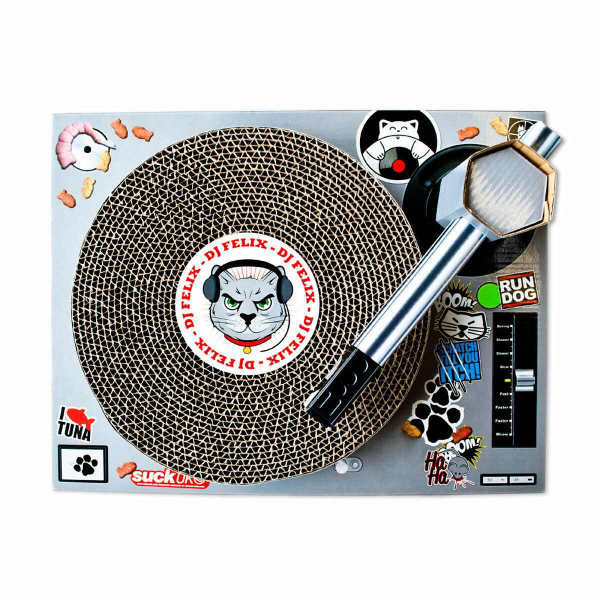 爪とぎ キャットスクラッチャー DJ 猫 SU...の詳細画像3