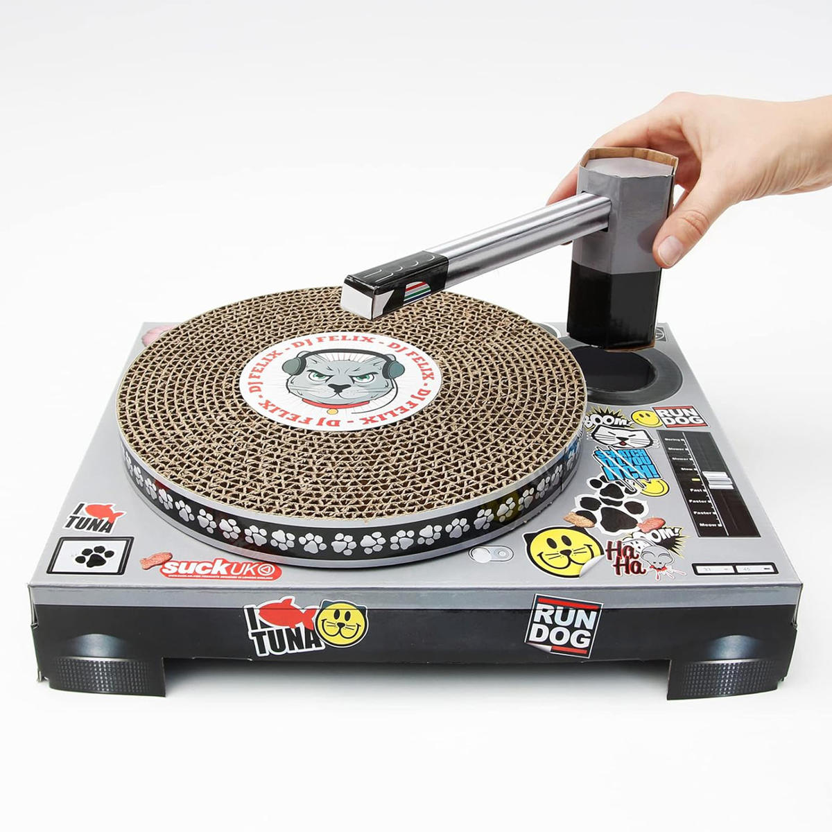 爪とぎ キャットスクラッチャー DJ 猫 SU...の詳細画像5