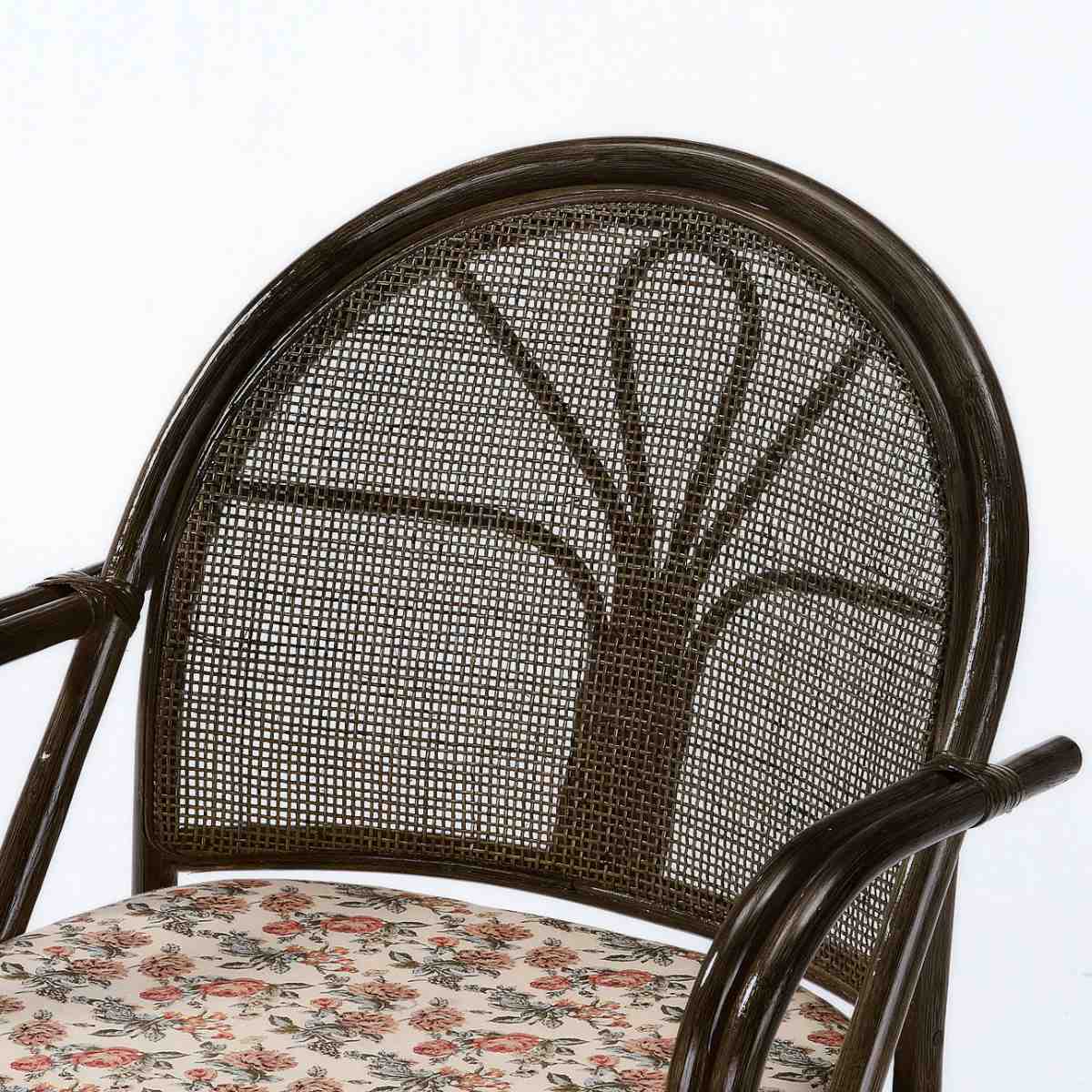 今枝商店 籐 回転座椅子 ラタンチェア ロータイプ クッション付 座面高