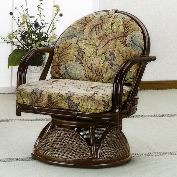 籐 ラタン 回転座椅子 背もたれ座椅子 楽天市場】籐 背もたれ 回転椅子 （ハイタイプ） ラタン 回転椅子 イス