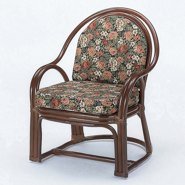 美品　ラタン　回転式　アームチェア②　リーフ柄 美品 ラタン 回転式 アームチェア② リーフ柄 美品 ラタン 回転式