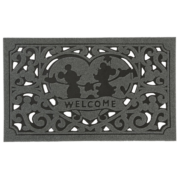 Disney（ディズニー） 玄関マット 46×76cm 屋外 ミッキー＆ミニー