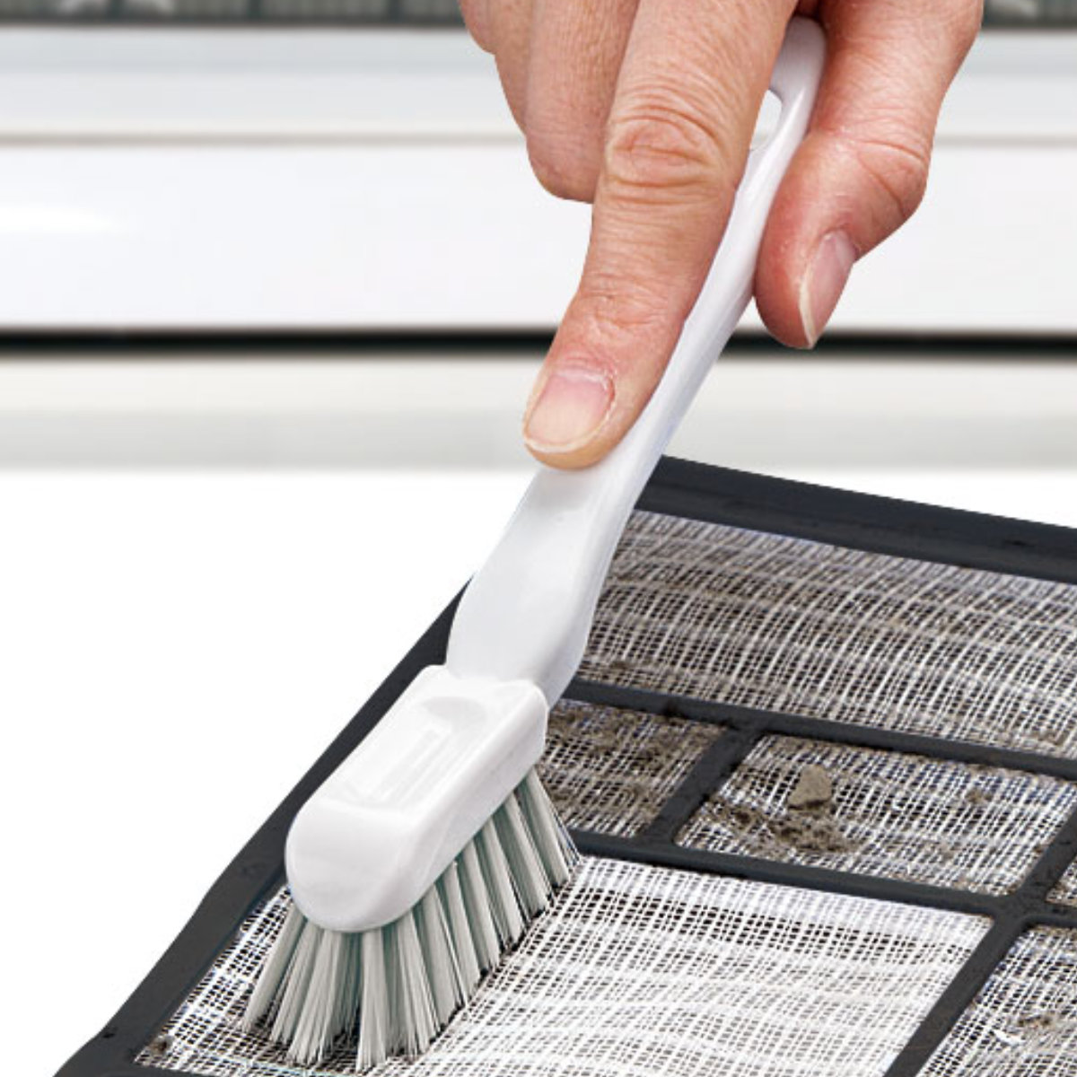 フィルターブラシ エアコン すきま掃除 ほこり取り （ エアコン掃除 掃除用ブラシ コンパクト エアコン専用 ミニブラシ ）