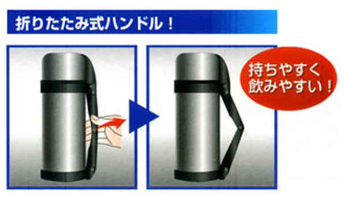 水筒 2L ステンレスボトル ワンダーボトル （ 保温 保冷 ハンドル付 二