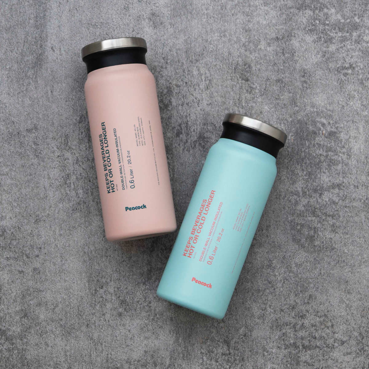 ピーコック魔法瓶工業 水筒 600ml ステンレスボトル スクリュータイプ