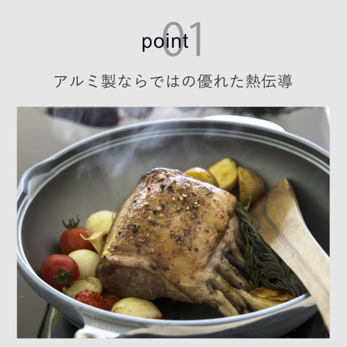 Cook Best (USA) 無水鍋 26cm IH対応/ステンレス製 無水鍋 26cm（調理器具） | キッチン、日用品、文具 のおすすめ人気