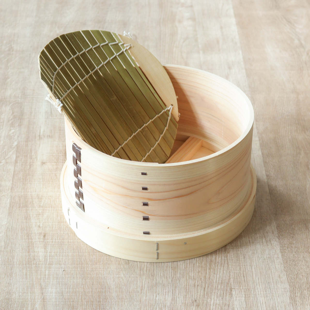 木製 蒸し器 直径24cm 和せいろ 和せいろ 24cm 竹すだれ付き 蒸し器 日本製 （ せいろ 卓上せいろ 蒸籠