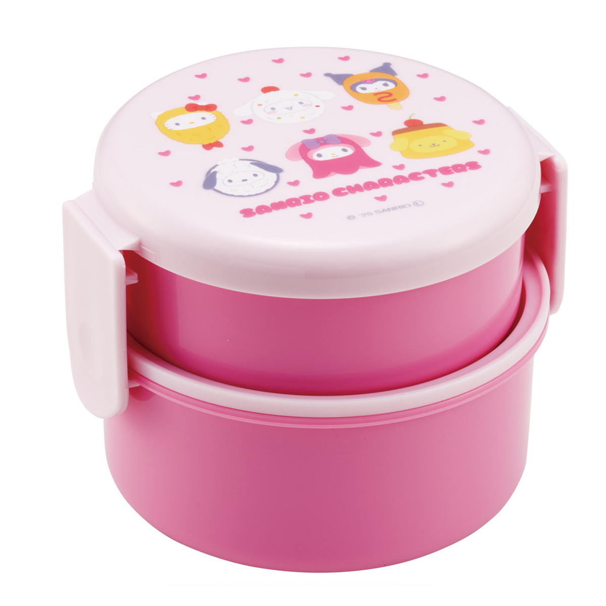 スケーター 弁当箱 2段 500ml 抗菌丸型ランチBOX2段 サンリオ