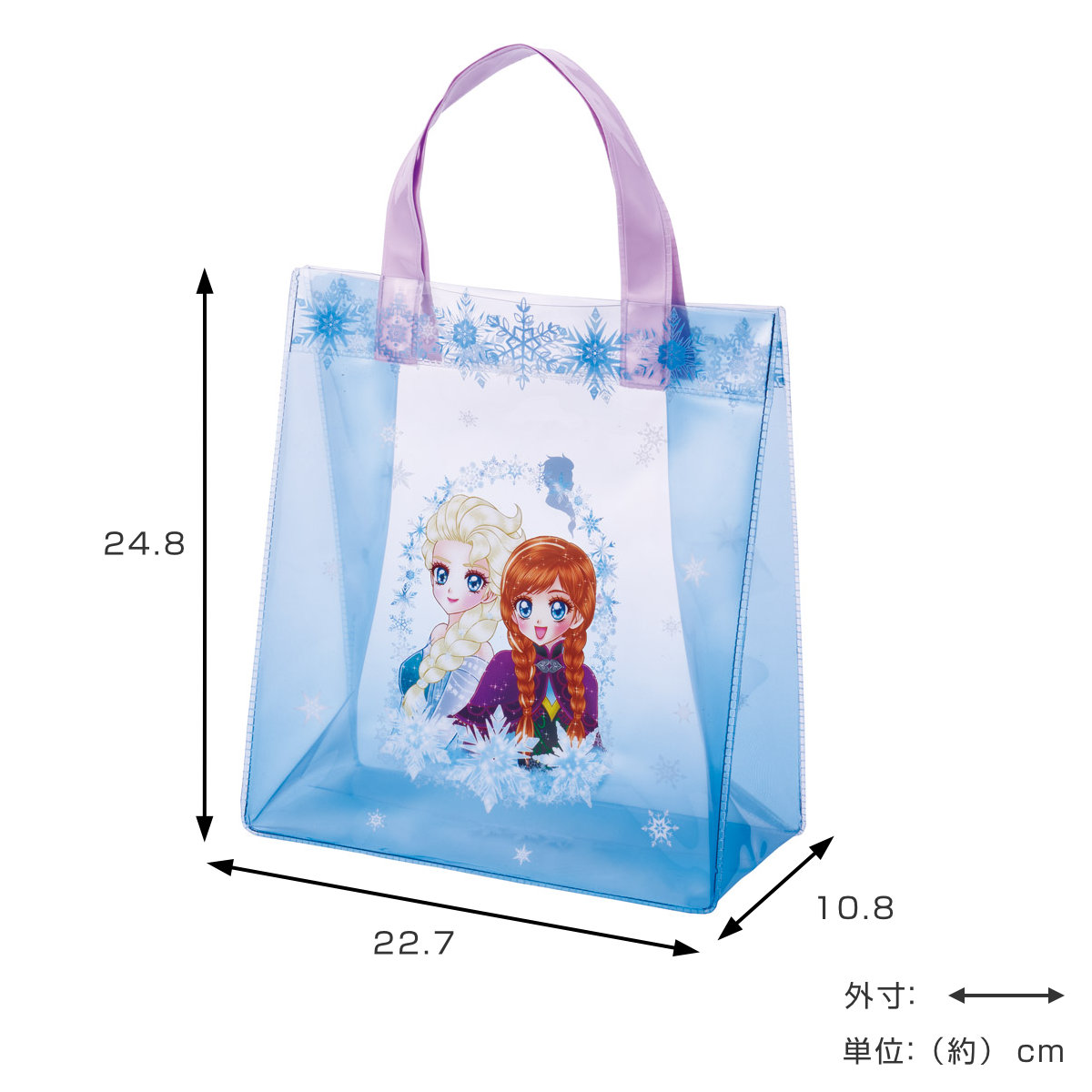 スケーター ビニールバッグ アナ雪 中川翔子 （ アナと雪の女王