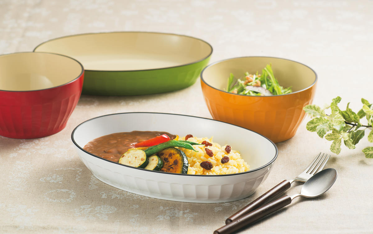 ミタニ プレート グルーブオーバルプレート ナチュール （ 25.5cm 電子