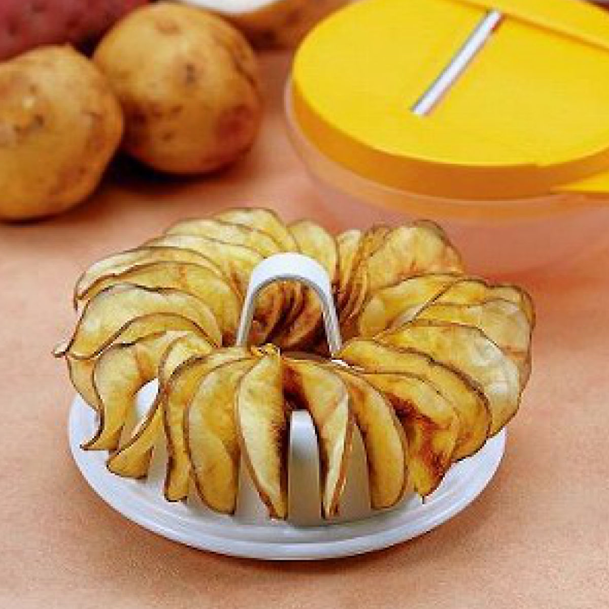 曙産業 ポテトチップスメーカー チンしてチップス スライサー付き