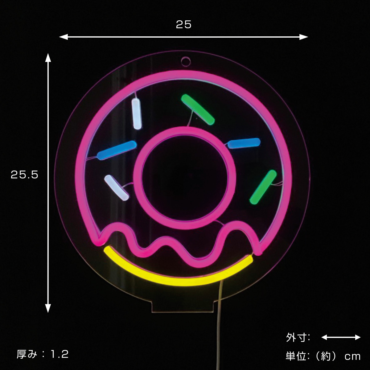 サインライト LED Donut ネオニーサインライト SLOWER （ ネオン