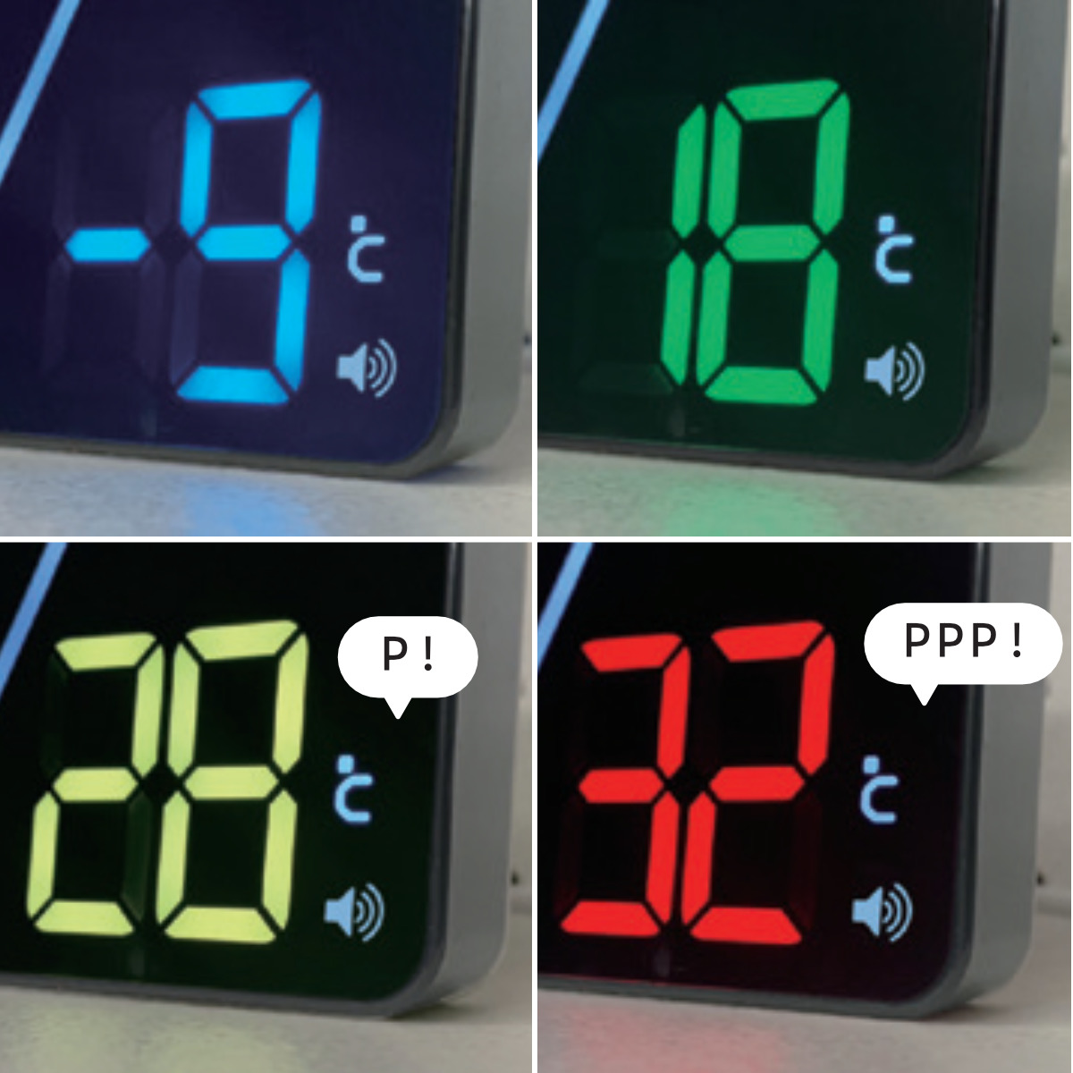 SLOWER（スロウワー） 置き時計 LED デジタル時計 カレンダー機能付き