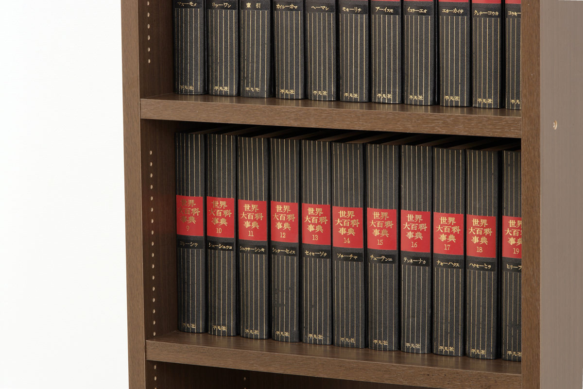 クロシオ 本棚 強化棚シェルフ 幅59cm 高耐荷重 可動棚 1.5cmピッチ