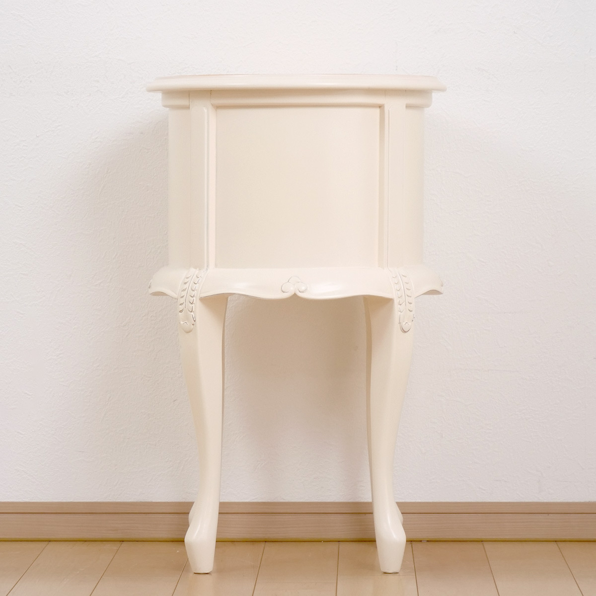 ラウンドチェスト 3段 コモ （ サイドチェスト キャビネット 手彫り