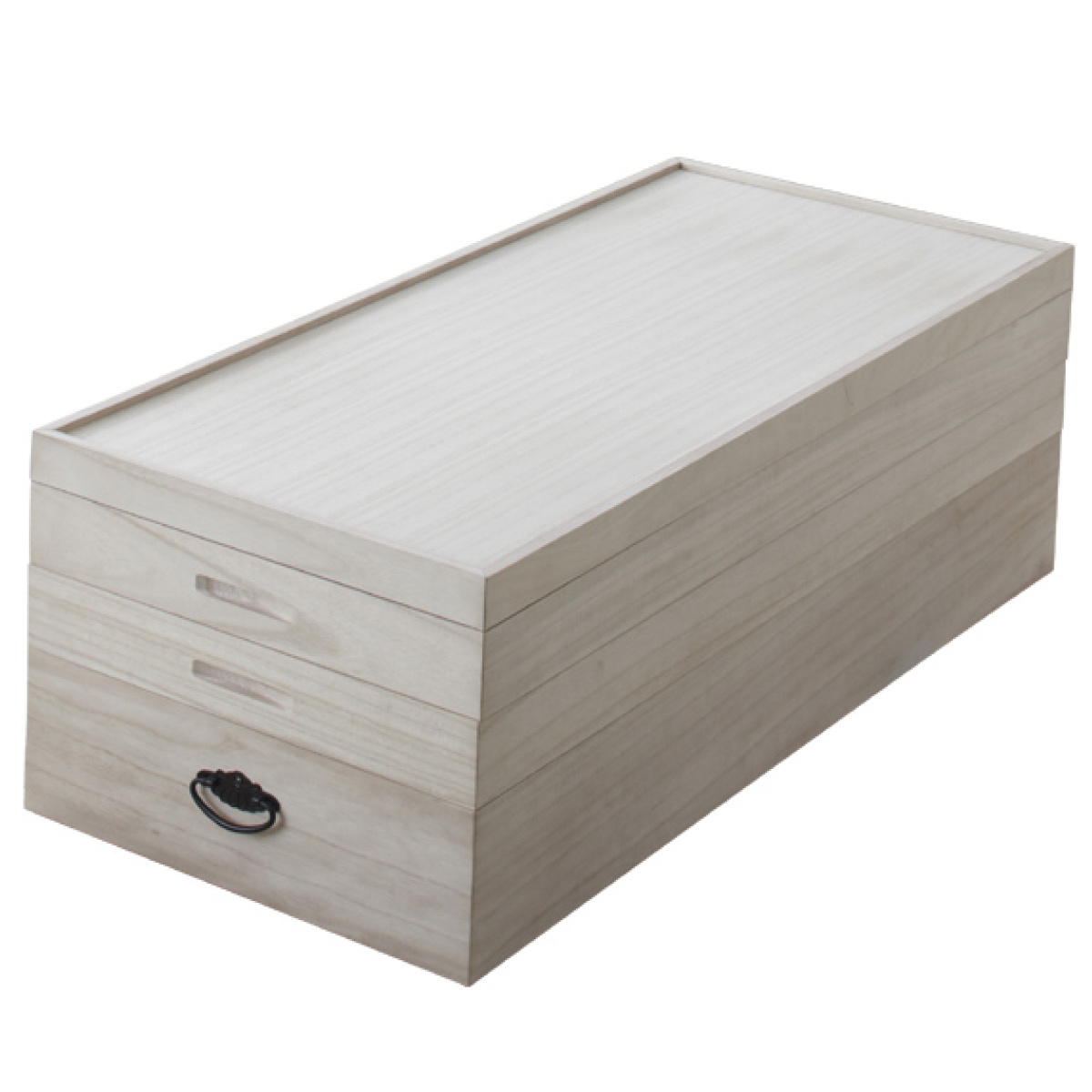 クロシオ 総桐衣裳ケース 桐衣装箱 3段 91cm （ 桐製 収納ケース 着物