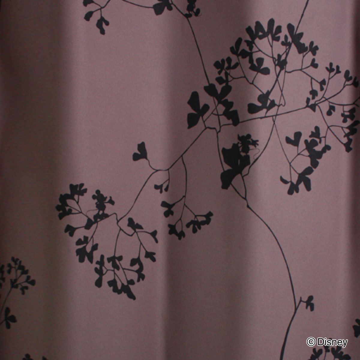 スミノエ ドレープカーテン ミッキー トウィッグリーフ 100×200cm