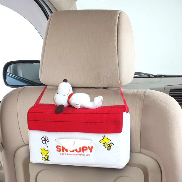 SNOOPY（スヌーピー） ティッシュケース 吊り下げ （ ティッシュ