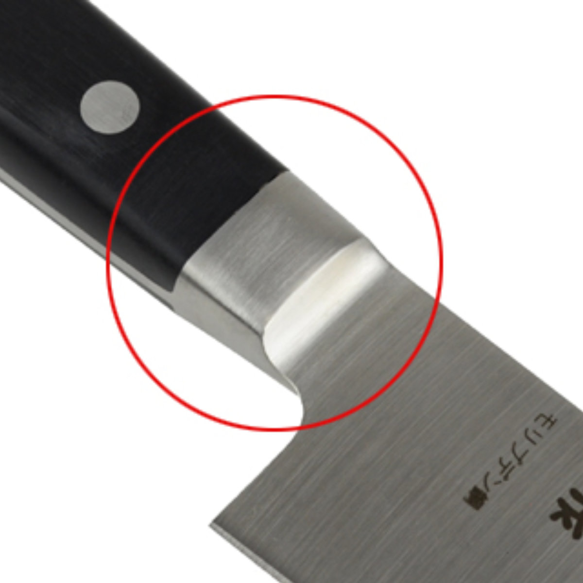 中華包丁 18cm POM本通し ステンレス製 濃州正宗 日本製 （ 包丁 肉