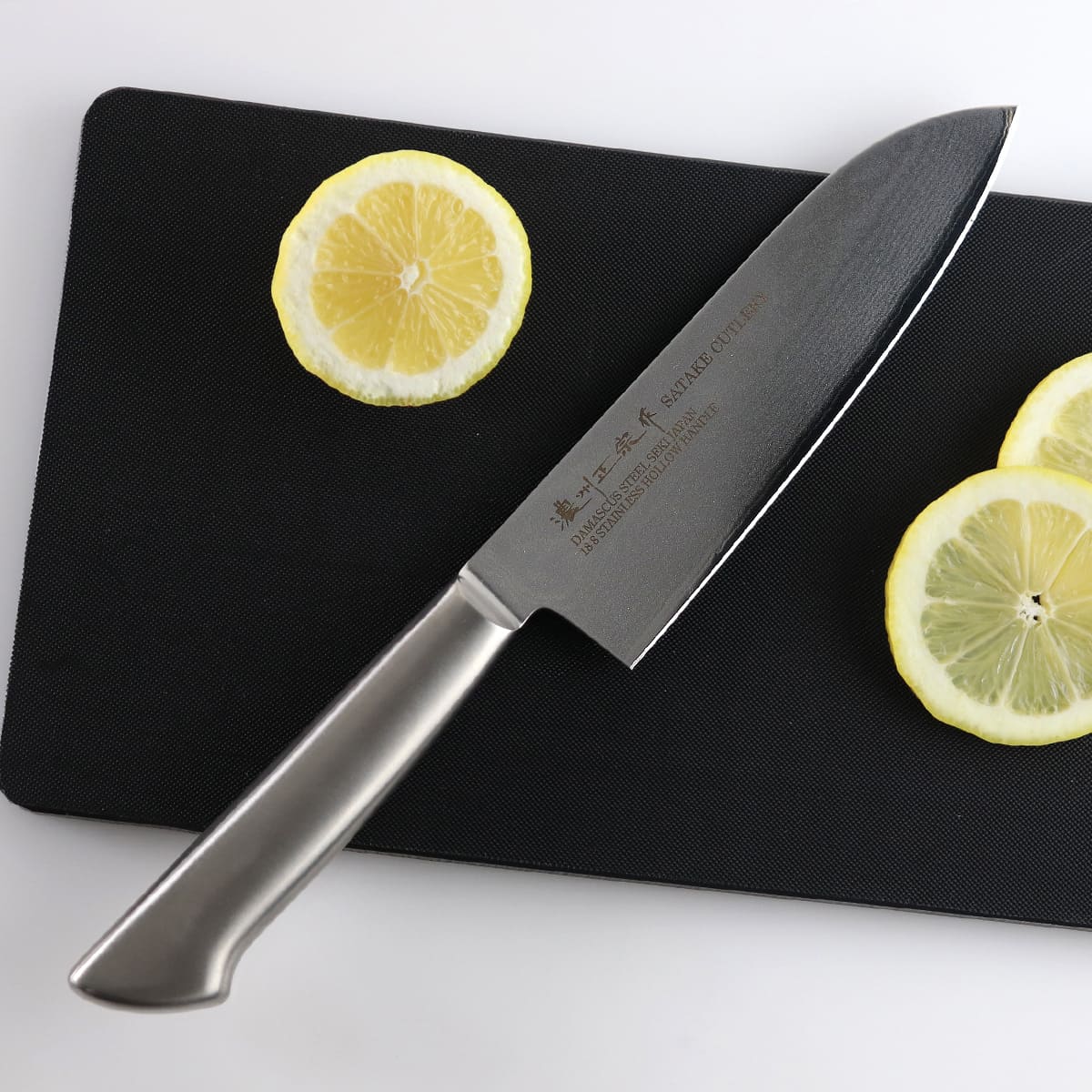 三徳包丁 17cm 鍛接ダマスカス鋼 69層 濃州正宗 日本製 （ 包丁 万能