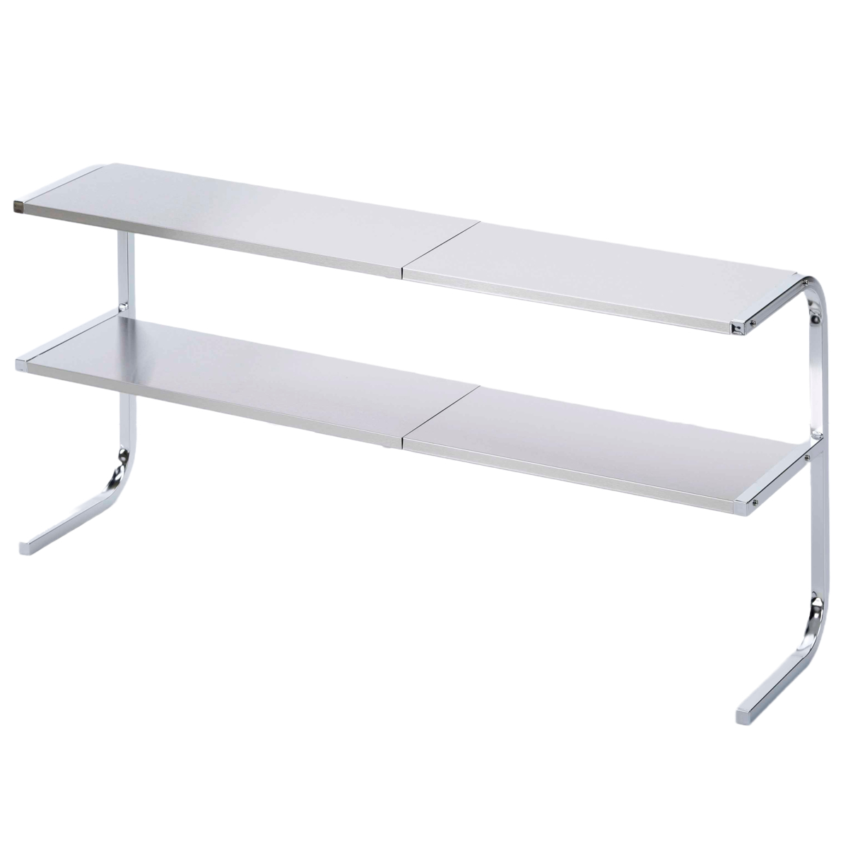 下村企販 キッチンラック どこでもサポートシェルフ 2段 （ 伸縮