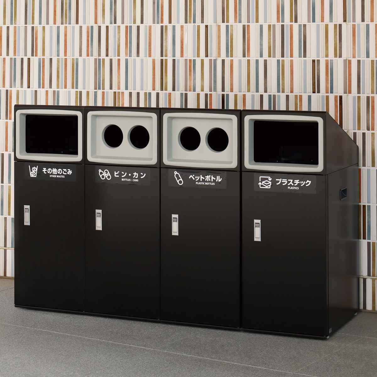 ゴミ箱 リサイクルボックスNTO-90 90L スリム 屋外用 （ 法人限定 山崎
