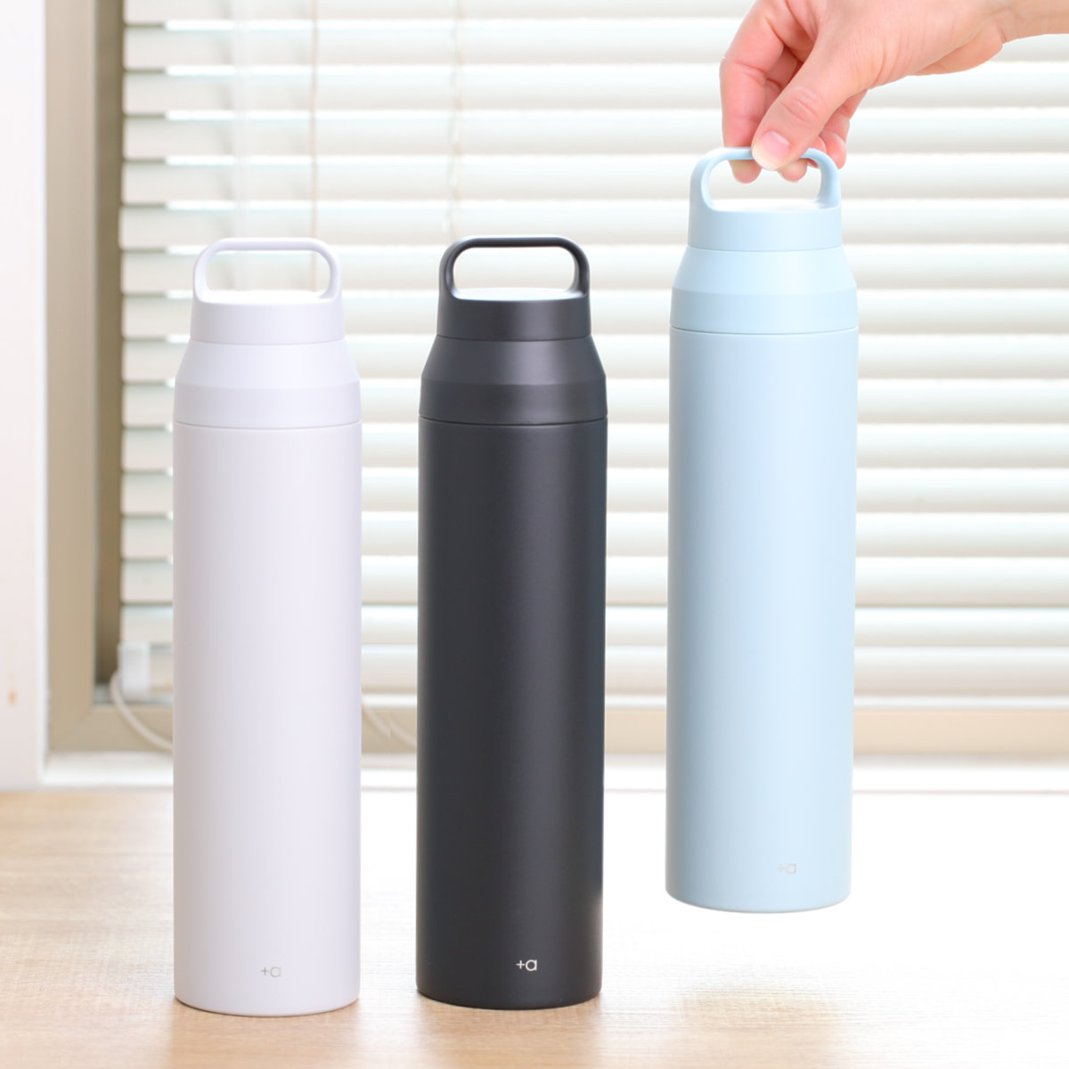 アスベル（ASVEL） 水筒 700ml プラスエー ハンドル付きステンレス