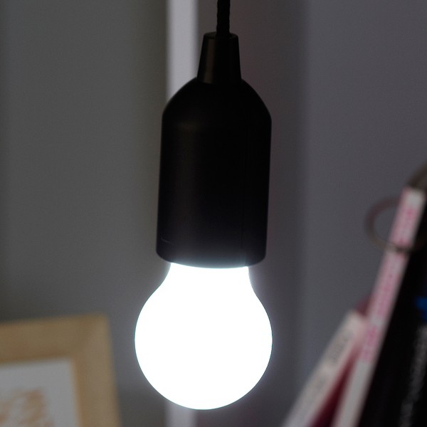 92％以上節約ひっぱり点灯ライト ALA-4308 （ 電球型ライト 吊り下げ