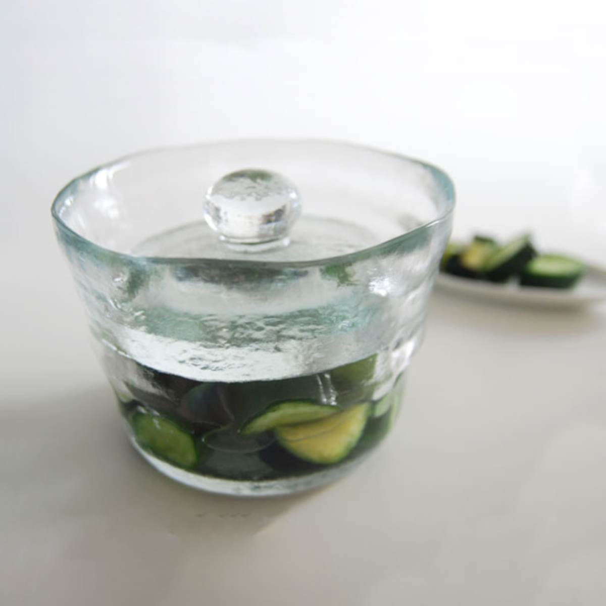 KINTO（キントー） 浅漬鉢 640ml （ 13cm ガラス 漬物 浅漬け 容器