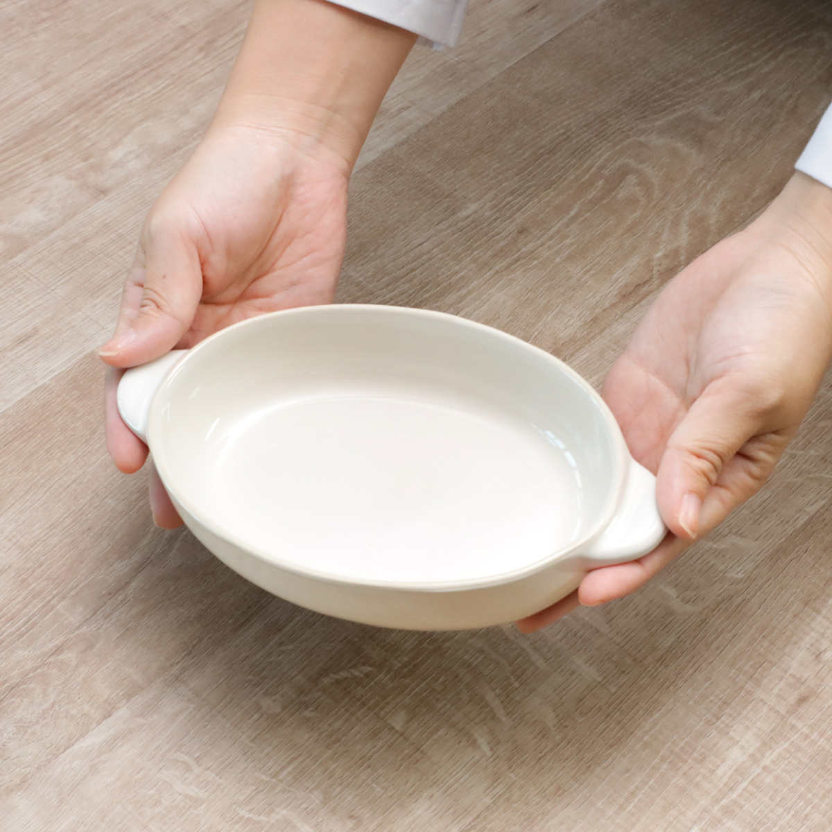 KINTO（キントー） ほっくり オーバル グラタン皿 （ 20cm ストーン