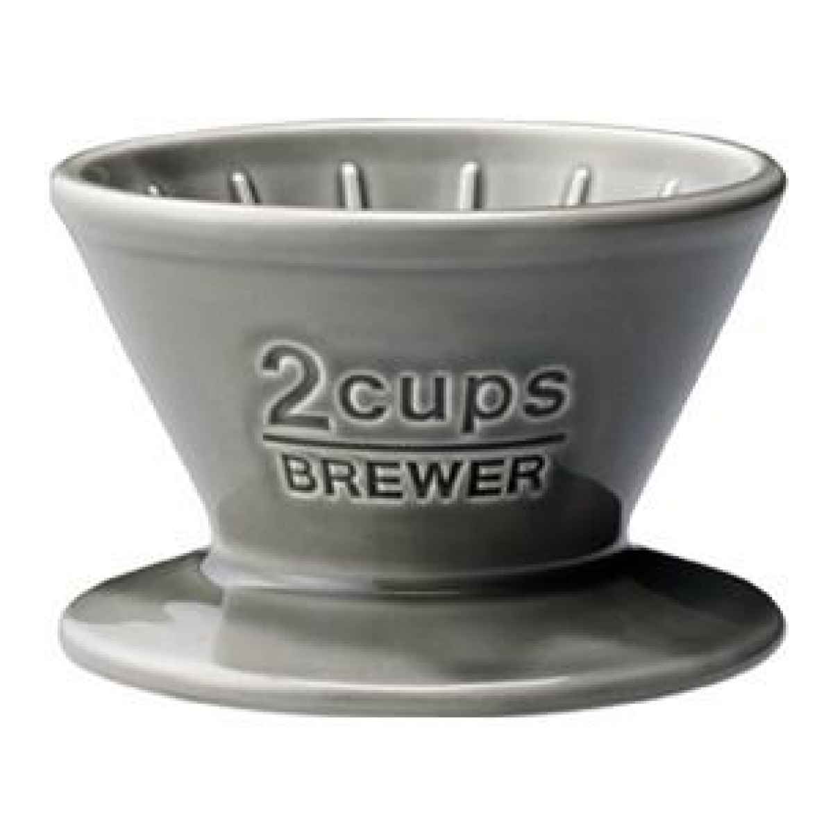 キントー コーヒーブリューワー 2杯用 ドリッパー SLOW COFFEE STYLE スローコーヒースタイル 磁器 （ KINTO 2cups 2カップ コーヒードリッパー 磁器製 ）｜livingut｜02