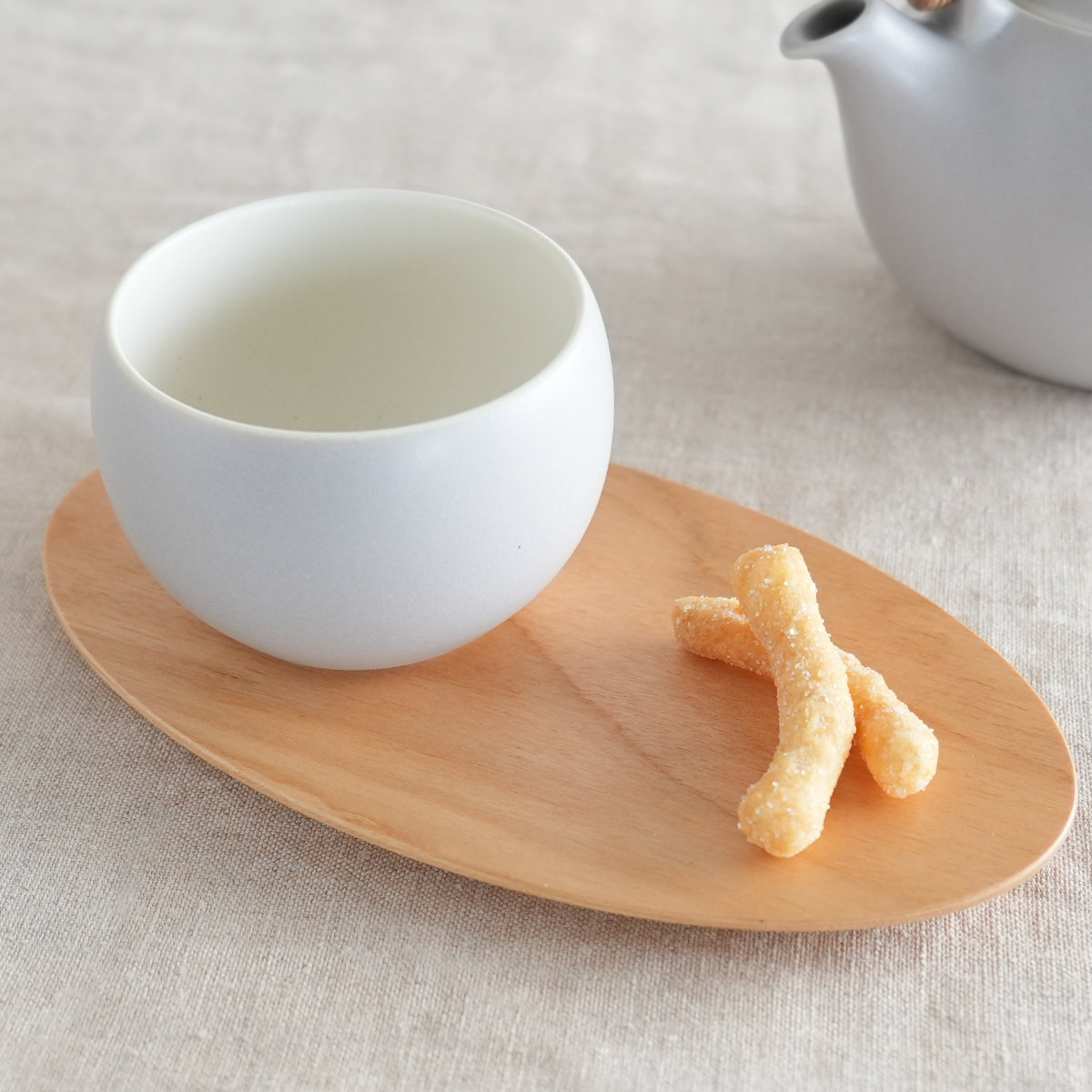 SALIU（サリュウ） キッチントレー 山桜 茶敷 楕円 （ トレー トレイ