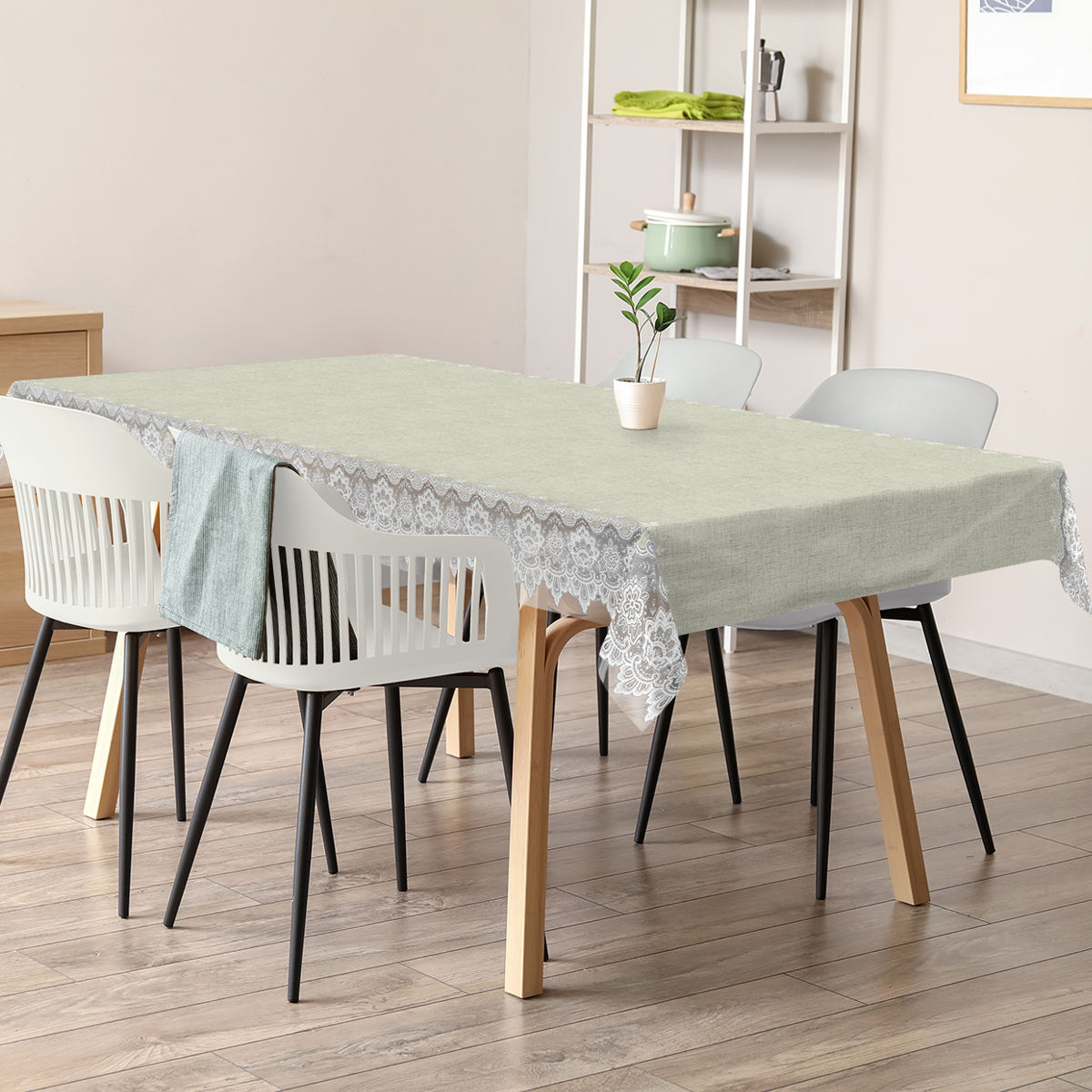 テーブルクロス ラク拭くテーブルクロス 120cm×200cm アルル