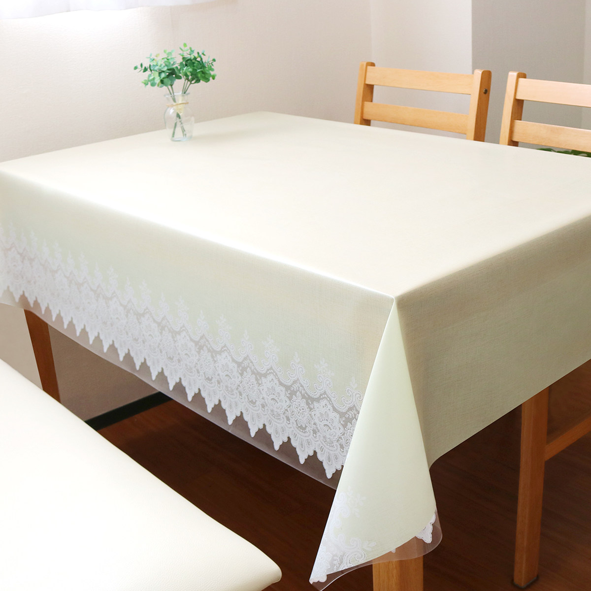 テーブルクロス ラク拭くテーブルクロス 120cm×200cm アルル
