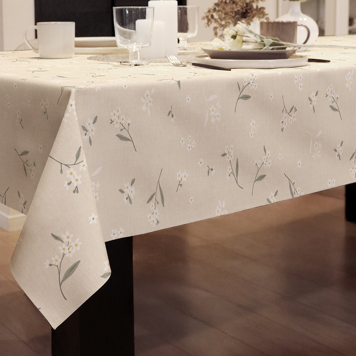 テーブルクロス ラク拭くテーブルクロス 130cm×170cm （ ビニール 樹脂
