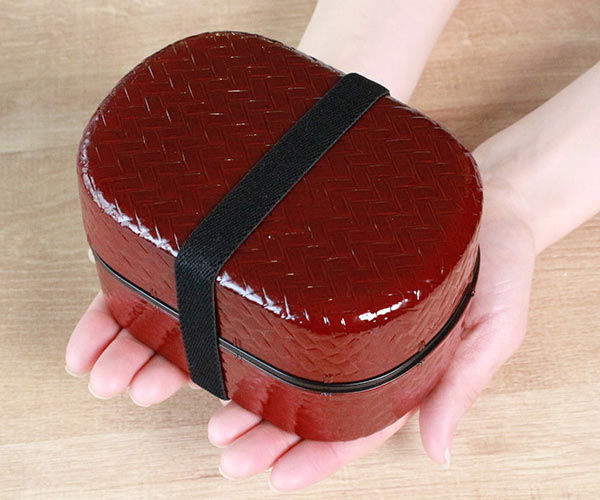 弁当箱 2段 HAKOYA あじろ 兼六かごめ弁当 630ml （ ランチボックス お