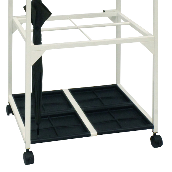 法人限定） 傘立て 業務用 18本 ダイヤル錠 キャスター付 屋内用