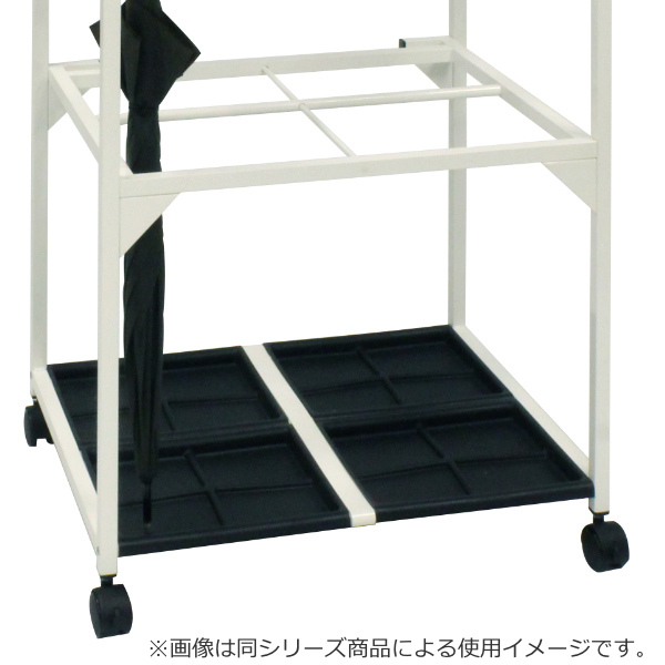 ミヅシマ工業 傘立て 業務用 33本 ダイヤル錠 キャスター付 屋内用