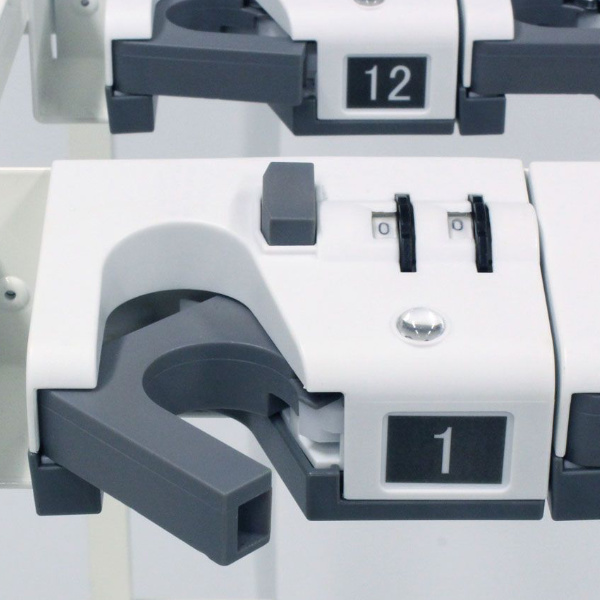 ミヅシマ工業 傘立て 業務用 33本 ダイヤル錠 キャスター付 屋内用