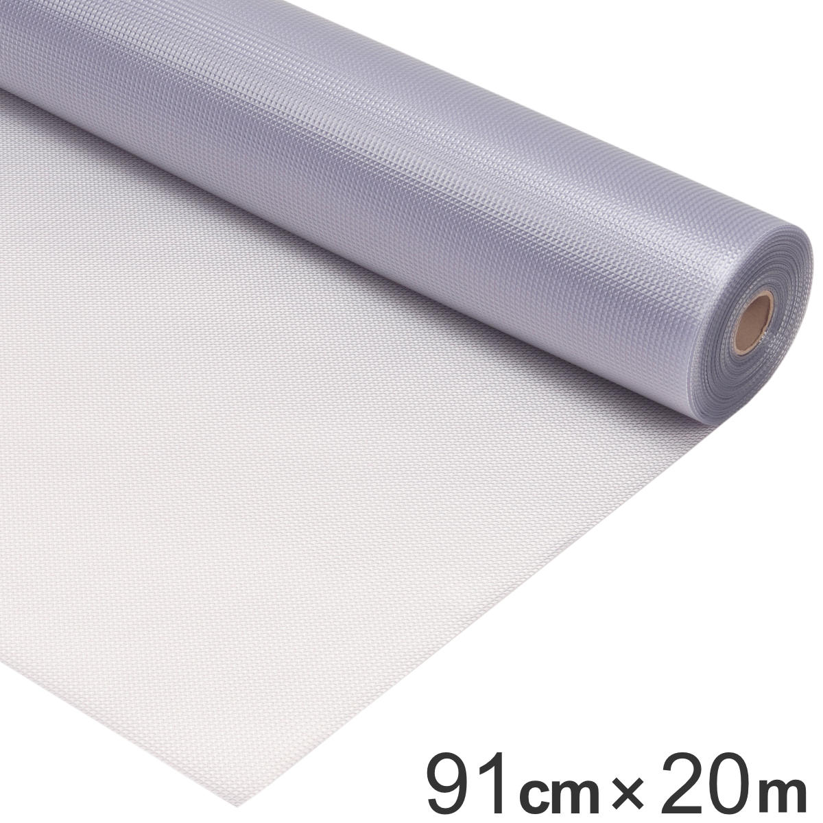 ミヅシマ工業 すべり止めマット ビニールクリアーシート 91cm×20m巻