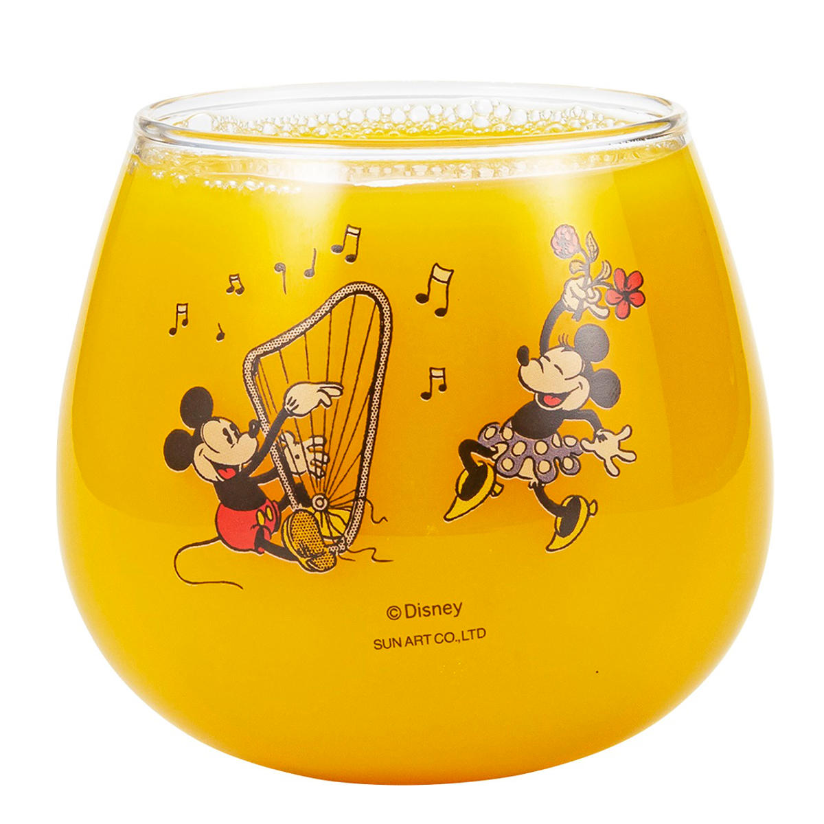 サンアート グラス 290ml ゆらゆらグラス ディズニー （ 日本製 ガラス