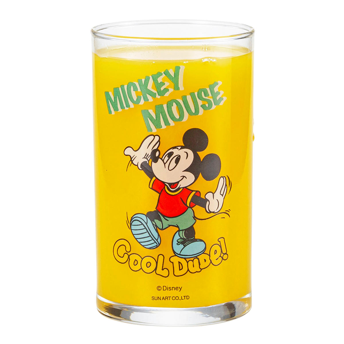 サンアート グラス 250ml フリーグラス ミッキーマウス1 （ 日本製