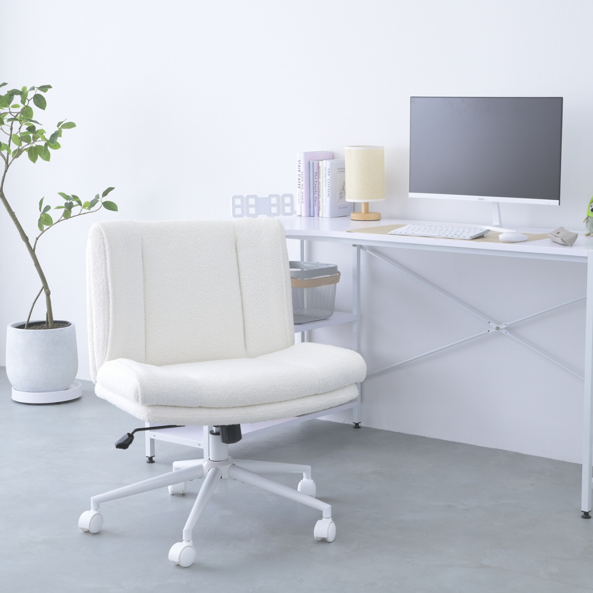 JK-PLAN（ジェイケイ・プラン） オフィスチェア あぐらがかける 座面幅