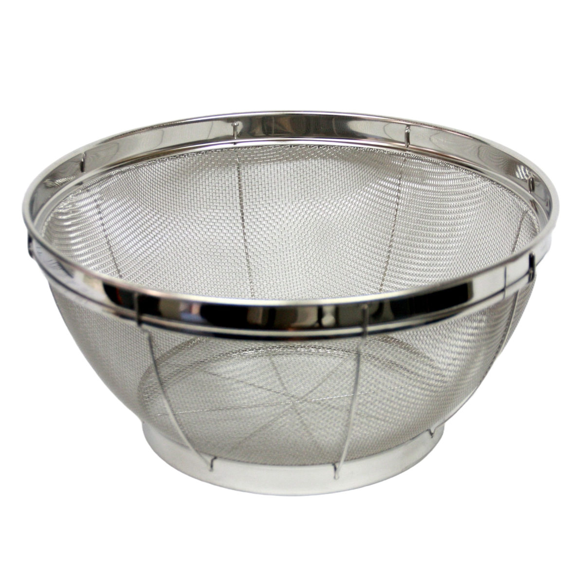 ざる 30cm ステンレス製 日本製 （ ザル ステンレスザル 丸型 メッシュ