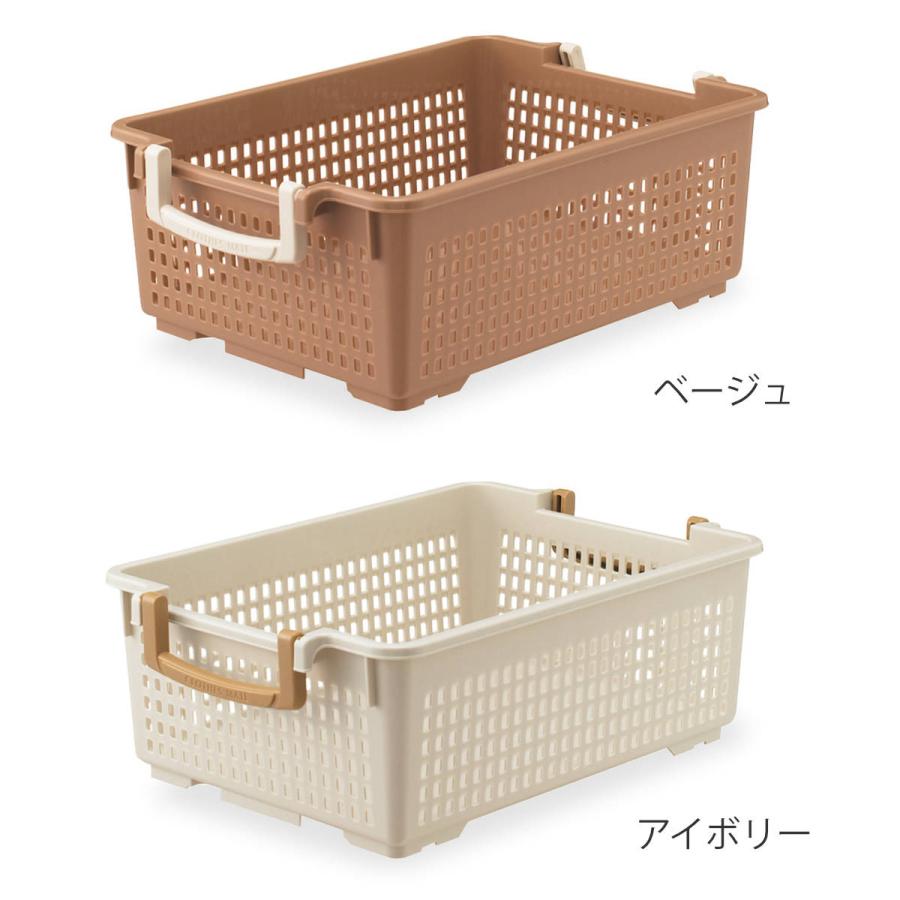 伊勢藤 収納バスケット 衣類収納ケース フリーバスケット Mサイズ