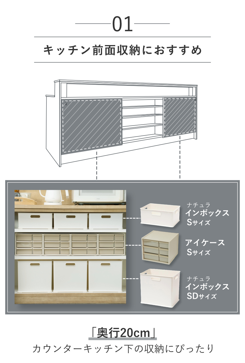 卓上収納ボックス アイケースS 収納ボックス ...の詳細画像5
